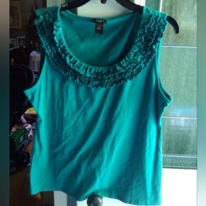 Teal dress tank